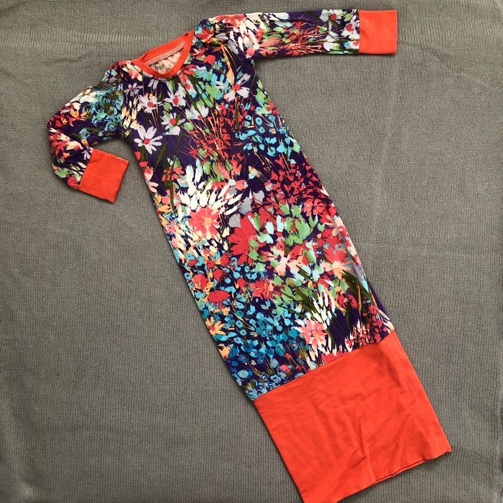 Homemade newborn size gown